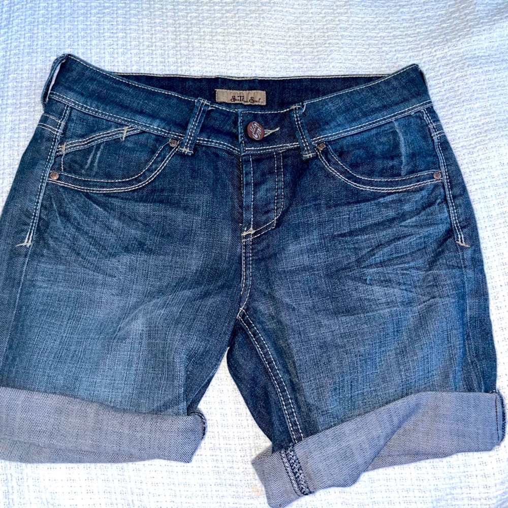 See Thru Soul Denim Shorts